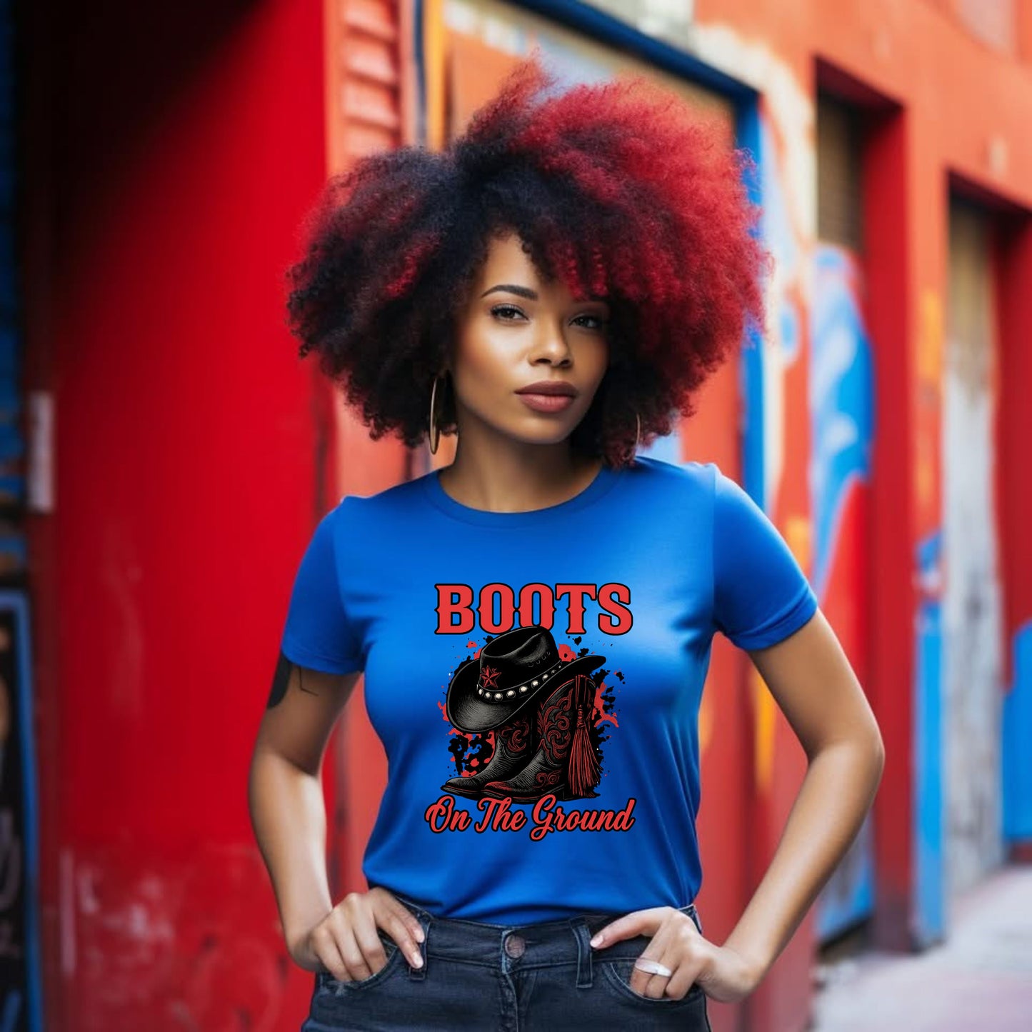 Boots on the Ground Western Inspired Sublimation Design (PNG)