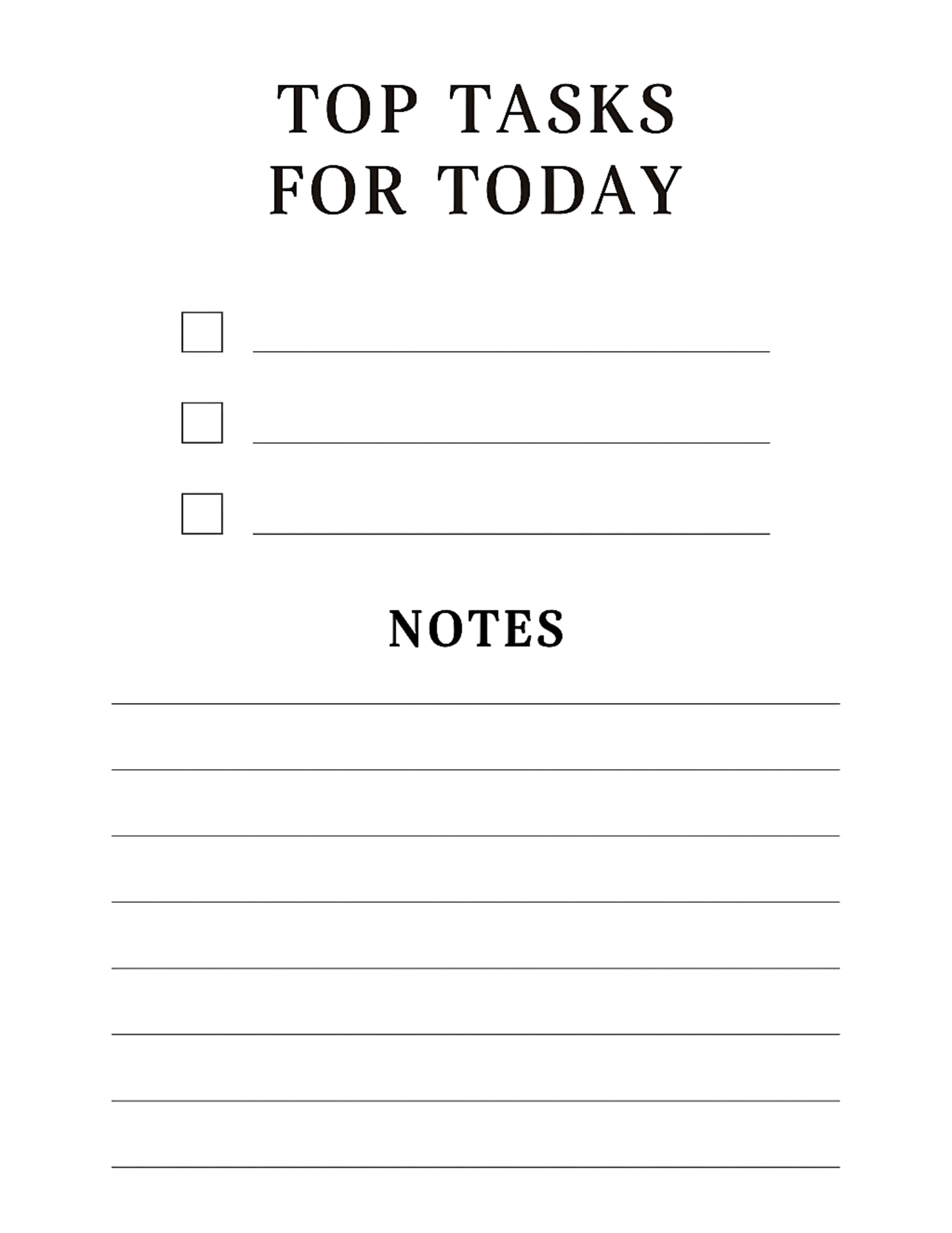 Daily Planner – 12 Page Printable Planner