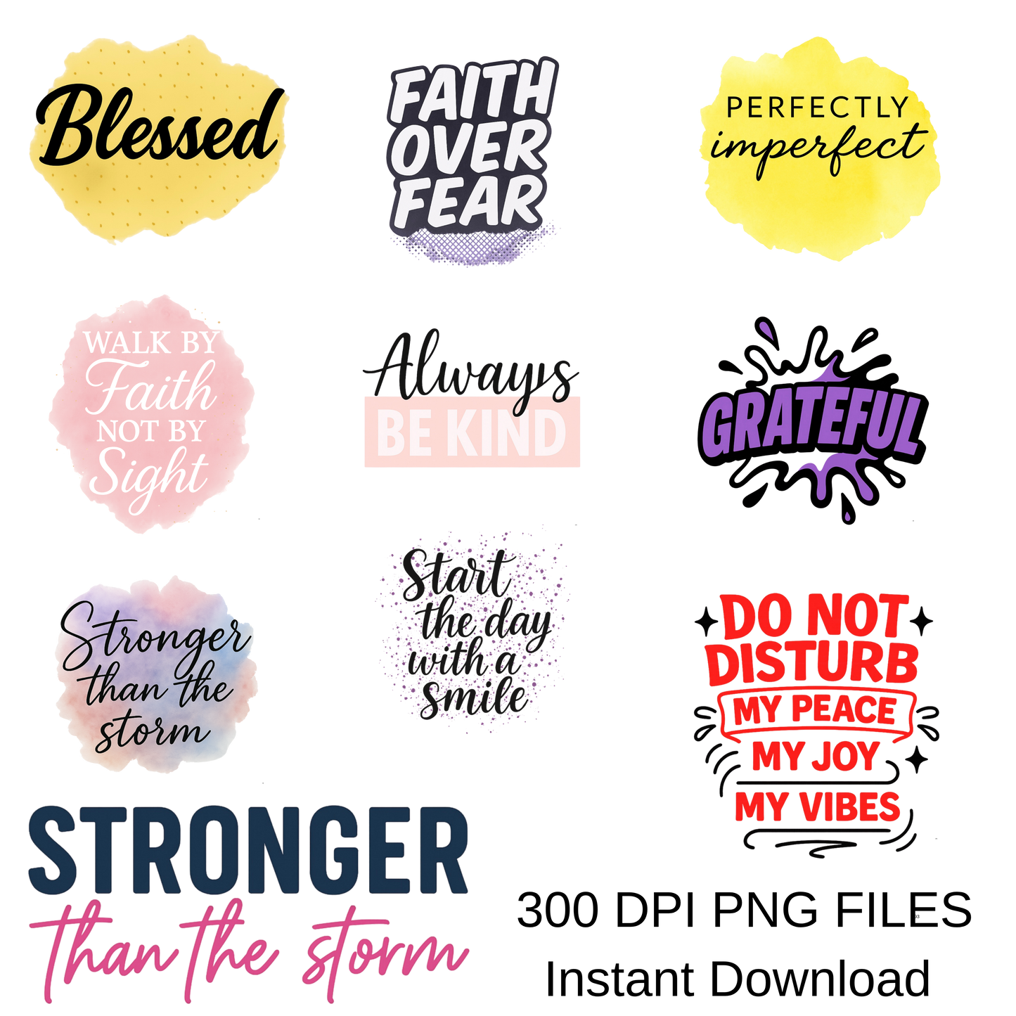 Create Products That Inspire 10 Free Faith & Motivational PNGs